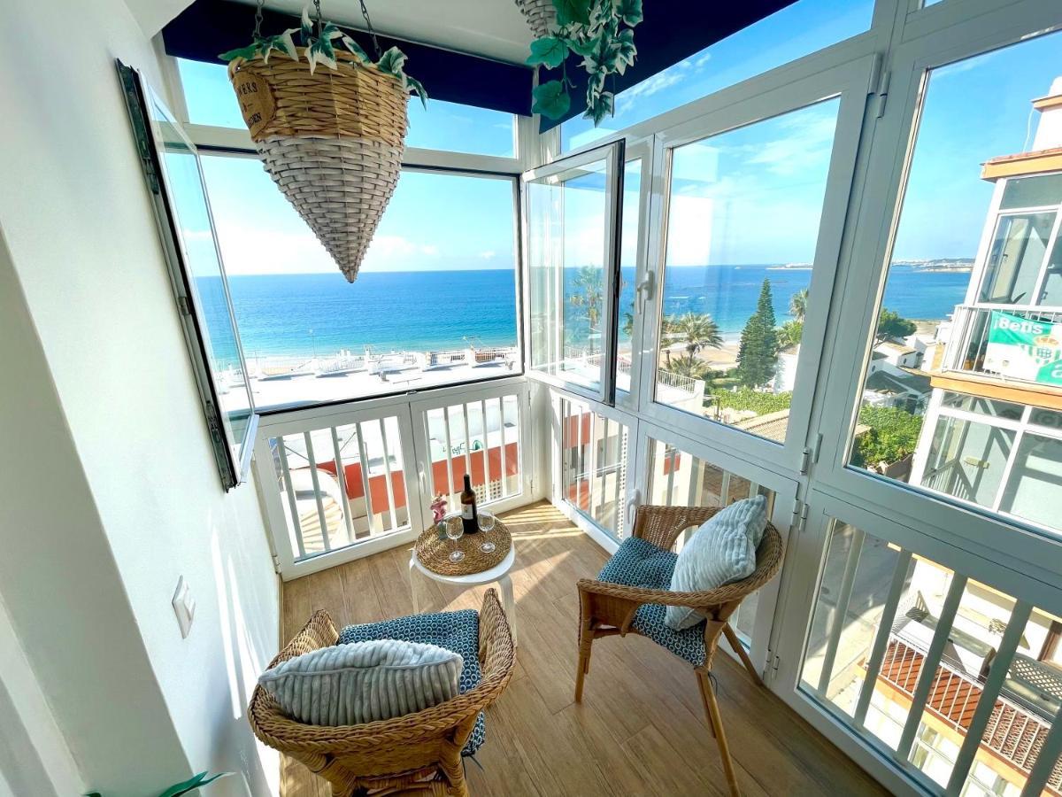 Gatu Casa Muse Junto A La Playa, Vista Al Mar, Aire Acc, Terraza, Wifi Y Chimenea " Preferente Mayores De 25 Anos Y Familias " El Puerto de Santa María Buitenkant foto