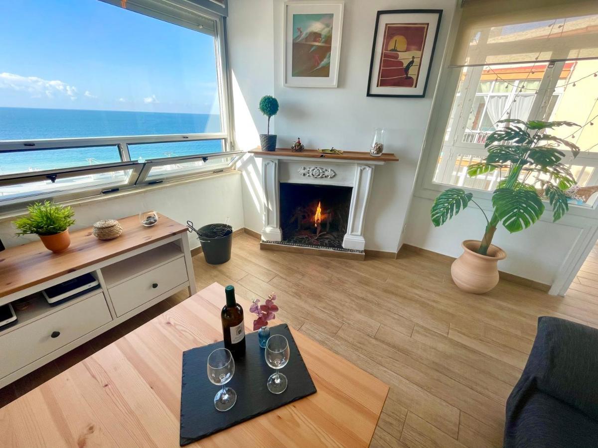Gatu Casa Muse Junto A La Playa, Vista Al Mar, Aire Acc, Terraza, Wifi Y Chimenea " Preferente Mayores De 25 Anos Y Familias " El Puerto de Santa María Buitenkant foto