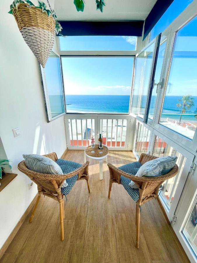 Gatu Casa Muse Junto A La Playa, Vista Al Mar, Aire Acc, Terraza, Wifi Y Chimenea " Preferente Mayores De 25 Anos Y Familias " El Puerto de Santa María Buitenkant foto